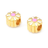 Pulseras de Brass Dorado Mate 4PCS Grande Agujero Abalorios para Hacer Joyas DIY - details 179