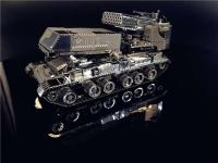 MMZ modelo nanyuan kit de modelo de Metal 122mm lanzador de cohetes multibarril Voertuig DIY 3D corte láser modelo rompecabezas juguetes para adultos - details 8