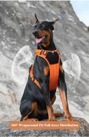 Nuevo arnés táctico para perros estilo chaleco con correa antitirones: diseño reflectante a prueba de escapes para caminar de forma segura perros medianos/grandes - details 4