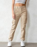 Pantalones Cargo de cintura alta para primavera y otoño con bolsillos Haruku para mujer, novedad en calidad coreana de los años 90 - details 10