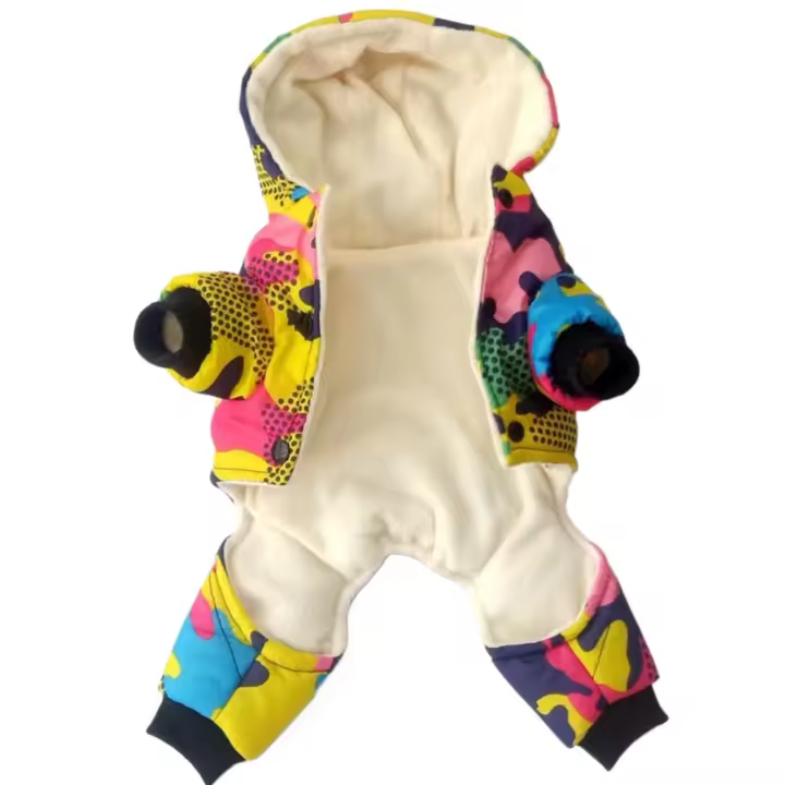 Abrigos impermeables para perros pequeños y gatos, abrigo cálido de cuerpo completo a prueba de viento para cachorros, ropa de invierno para exteriores, chaqueta de nieve - 1