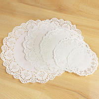 Paquete de 100 Piezas de Papel de Encaje Blanco Redondo Ideal para Empaques de Regalos DIY, Decoración de Mesas de Bodas y Cumpleaños - details 5