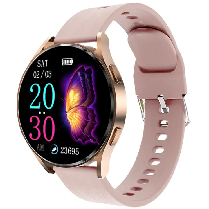 Reloj Inteligente Hombres Mujeres, Smartwatch Redondo de 1.463 "with Función de Llamadas, Personaliza La Esfera del Reloj, Más de 100 Modos Deportivos, Monitor de Frecuencia Cardíaca, compatible con Android iPhone Xiaomi Huawei - 1