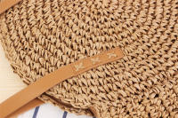 Nueva bolsa tejida de cuerda de papel de hombro redondo hueco simple bolsa de playa bolsa de mujer de moda bolsa de papel - details 8