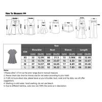 OUWU- Mini Vestido Gris Primavera 2025 Manga Corta Cuello Redondo Oficina para Casual Staple Uste Elástico Traboo Ocio Esencial - details 0