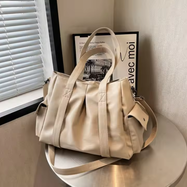Gran capacidad bolso de mano de las mujeres casual versátil estilo extranjero bolso de hombro bolso de mensajero bolso - 1