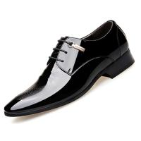 Schuhe Herren Pelle hombre 2020 negro hecho a mano vestido de cuero Formal zapatos transpirables - details 4