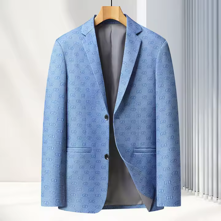 Traje informal de mediana edad para hombre, abrigo occidental de negocios para primavera y otoño, novedad de 2025 - 1