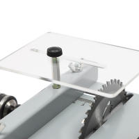 Mini sierra de mesa eléctrica para bricolaje, sierra de banco para carpintería, herramienta de corte DIY, Plata para decoración, fabricación de manualidades, 10000rpm - details 5