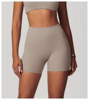 Pantalones Cortos de Yoga de Cintura Alta Nylon Transpirable y Secado Rápido - details 1