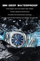 Reloj de hombre de cuarzo cuadrado de acero inoxidable con fecha - details 5