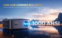 Netfix Oficial & Auto Keystone/Focus Proyector, 30000 Lúmenes Proyector WiFi6 Bluetooth FHD 1080P Nativo ,Android TV 12.0,1000 ANSI  Proyector , Proyector Exterior Cine en Casa con Netflix 7000+ Apps - details 6