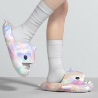 Zapatillas de sandía para hombre y mujer, chanclas planas informales con dibujos animados de tiburón Eva, Chanclas de playa, novedad de verano - details 13