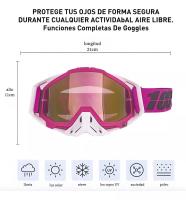 Goglesss Motocross Gafas De Esquí Tacticos Anti Niebla - details 2