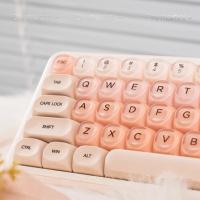 Set de Teclas de Fundación 130 Personalizadas PBT+PC, Perfil Redondo MO, Acabado Mate en Polvo, Resistente y Anti-desgaste, Compatible con Perfiles MO Estándar - details 1