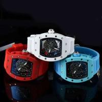 Reloj de Pulsera de Cuarzo de Lujo Automático Estilo Hueco Impermeable Deportivo Correa de Cuero - details 8