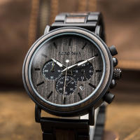 Reloj de Madera para Hombre DODO DEER – Reloj de Cuarzo Multifuncional Personalizado, Estilo Clásico y Elegante - details 11
