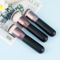 1Pcs Cepillo De Maquillaje Profesional Plano Para Polvo Líquido Base De Maquillaje Rubor Corrector Contorno Herramienta De Maquillaje Tamaño 14.5*8*6cm - details 3