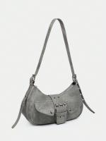 Señoras retro locomotora páramo viento multibolsa decoración de boca aceite artificial cera explosión de cuero - details 7