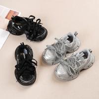 Zapatillas de deporte antideslizantes para niños y niñas, zapatos deportivos de estilo coreano, suaves y cómodos, informales, con pajarita, novedad de otoño, 2024 - details 1