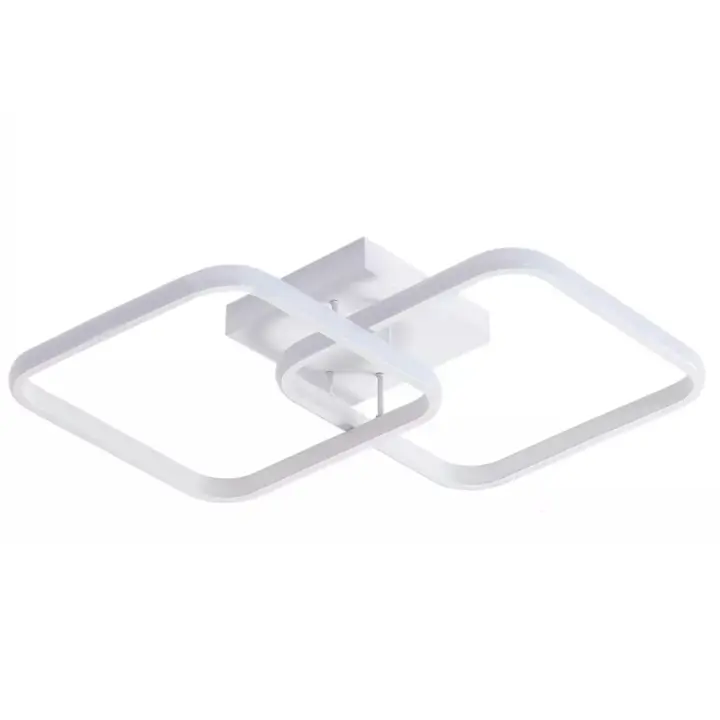 Goeco Luz de Techo LED Moderna 42W, 4700LM, Eficiencia de Energía, Montaje Directo, Aluminio, 69*37*10 CM - 1