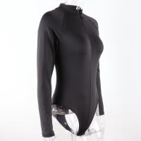 BUNO-body Sexy con cremallera para mujer, camiseta ajustada de manga larga con cuello redondo a la moda, ropa para discoteca para fiesta nocturna de otoño - details 10