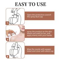 Un spray nasal que ayuda a broncear y embellecer la piel. Autosecado y tomar el sol en bronce antiguos Trigo Bronces Piel - details 5