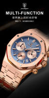 Marca suiza multifuncional nuevo reloj para hombre reloj de cuarzo luminoso impermeable - details 0