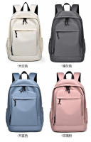 Mochila sencilla de gran capacidad para chica universitaria, mochila ligera unisex, mochilas escolares de color sólido para estudiantes - details 13