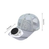 Gorras solares, con ventiladores, sombrero de playa transpirable de béisbol, gorra con ventilador de refrigeración, sombreros de protección UV - details 12