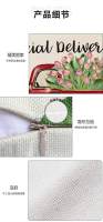 Funda de almohada para bicicleta del Día de San Valentín, funda de almohada con estampado de flores rosas, funda de cojín de lino, funda de almohada festiva para cintura - details 4