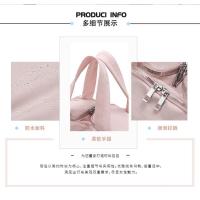Doble bolsa de cosméticos esponjosa de gran capacidad de apertura ancha para mujer 2025 nueva bolsa de lavado y almacenamiento portátil de alto valor - details 1