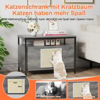 Caja de Arena de Gato de Madera Enchufe Occulto para Muebles Armario de Almacenamiento de Mascotas con Estante Baño Interior para Gatos - details 8