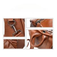 Mochila Retro de cuero suave para mujer, mochila multifuncional de gran capacidad, bolso de viaje de ocio, tendencia popular - details 10
