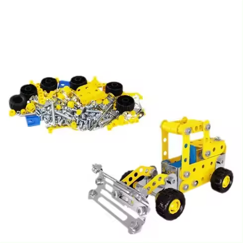 Kit de Bloques de Construcción de Ingeniería de Vehículos STEM 180PCS Juguete Creativo para Niños de 5-7 Años Conjunto de Construcción Sin Toxicos - 1