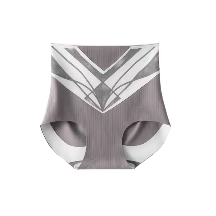 Faja moldeadora de cuerpo posparto sin costuras, bragas levantadoras de glúteos de cintura alta y elástico, ropa moldeadora adelgazante contracción del vientre para chica - 1