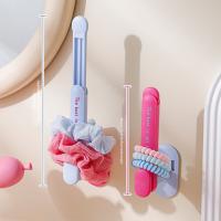 Estante de almacenamiento retráctil para cuerda para el cabello, soporte de papel higiénico montado en la pared sin perforaciones, ahorra espacio, collar de dopamina, soporte para pulsera, 2 uds. - details 15
