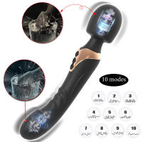 Vibrador Dual Motor de Silicona Wanda de Tamaño Grande con Masajeador G-spot y Estimulador de Clítoris Juguetes Sensuales para Adultos - details 2