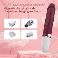 Vibrador de pene de simulación de 10 frecuencias totalmente automático con pantalla Digital, masturbador orgásmico femenino, juguete sexual para adultos - details 12