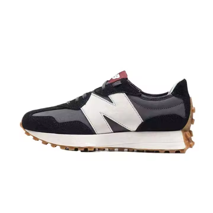 % Zapatillas de deporte originales serie 327 Zapatos blancos y negros WS327KC para unisex 【Con caja】 - 1
