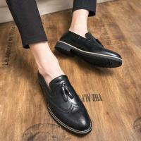 Oficina Elegante Vestido De Negocios Cómodos Zapatos Formales Ligeros Puntiagudos para Hombres - details 8