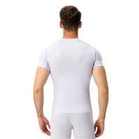 Camiseta de compresión de manga corta para hombre, de capa base camiseta interior, camiseta atlética - details 5