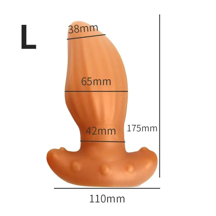 Enorme Plug de Anal de Silicona Estimulador de Prostatea y Espot de Gatillo para Hombres y Mujeres - 1