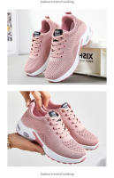 Zapatillas de moda para mujer Fly Woven Zapatillas de malla transpirable cómodas Air Cushion Zapatillas para correr Zapatillas deportivas - details 8