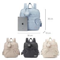 Mochila nueva Soboba para recién nacido, bolsa impermeable grande con soporte para chupete, elegante s - details 1