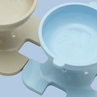 Cuenco elevado inclinado de altura ajustable para gatos, cuenco de alimentación para perros con protección para el cuello y patas altas, redondo con soporte, plato de comida para gatos para mascotas - details 4
