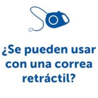 ¿Se puede usar con una correa retráctil?