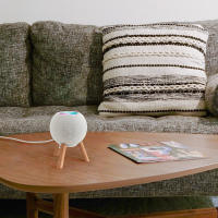 Homepod-Mini trípode de madera con marco de Metal, soporte para altavoz, accesorios para el hogar - details 1