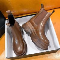 Modelo de llegada: tacones altos de marca para mujer, piel Oxford, botas Chelsea, precio bajo de invierno para mujer - details 6