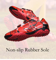 Zapatos de fútbol de la sociedad TF/FG para niños, botas de fútbol escolar, tacos de hierba, zapatillas de fútbol para niño y niña, zapatos de entrenamiento de Futsal al aire libre - details 21